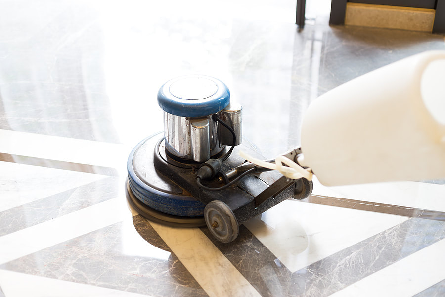 equipment for polishing the floor